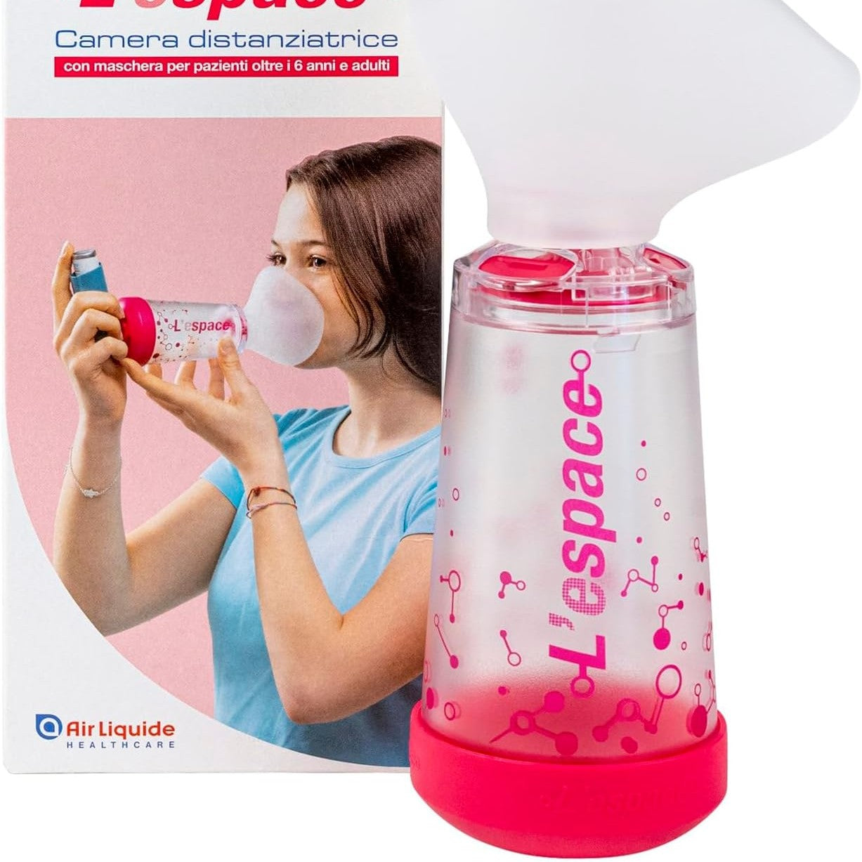271389 - AIR LIQUIDE HEALTHCARE, L'ESPACE, Dhomë Distancuese me Mask për Pacientë Jo-Bashkëpunues (> 6 Vjeç), Pajtueshmëri Universale