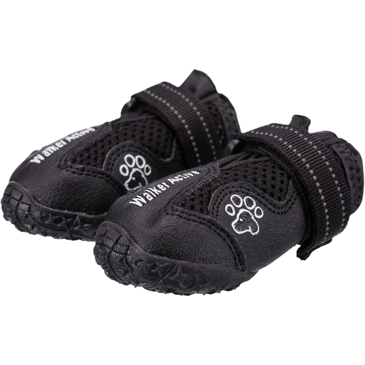 251918 - TRIXIE Çizme Mbrojtëse për Qen 2 Walker Active, Ekstra, të Zeza, L-XL