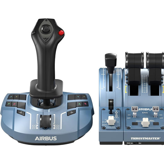 272621 - THRUSTMASTER TCA CAPTAIN PACK X AIRBUS EDITION, KOPJE ERGONOMIKE E LEVËS ANËSORE DHE KUADRANTIT TË GAZIT TË AIRBUS, ME LICENCË ZYRTARE PËR XBOX SERIES X|S DHE PC