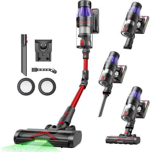 94140 - ULTENIC U16 Flex Fshesë Pa Tel 550W/50KPA, Me Shkop të Fuqishëm dhe Tub të Palosshëm, Kohëzgjatje Pune 60-Minuta, Ekran Me Prekje, Përshtatet Për Dysheme Dhe Qilima