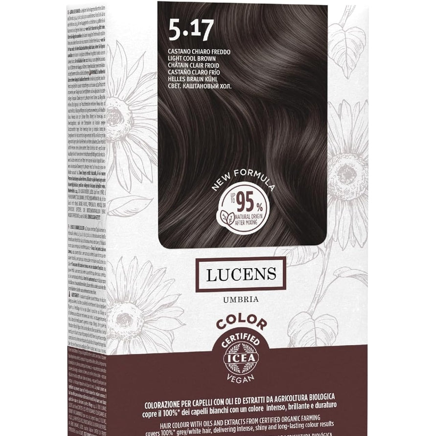 311944 - LUCENS Kit Ngjyrash Umbria 5.17, Ngjyrë Kafe e Çelët e Ftohtë, Vegane pa Amoniak