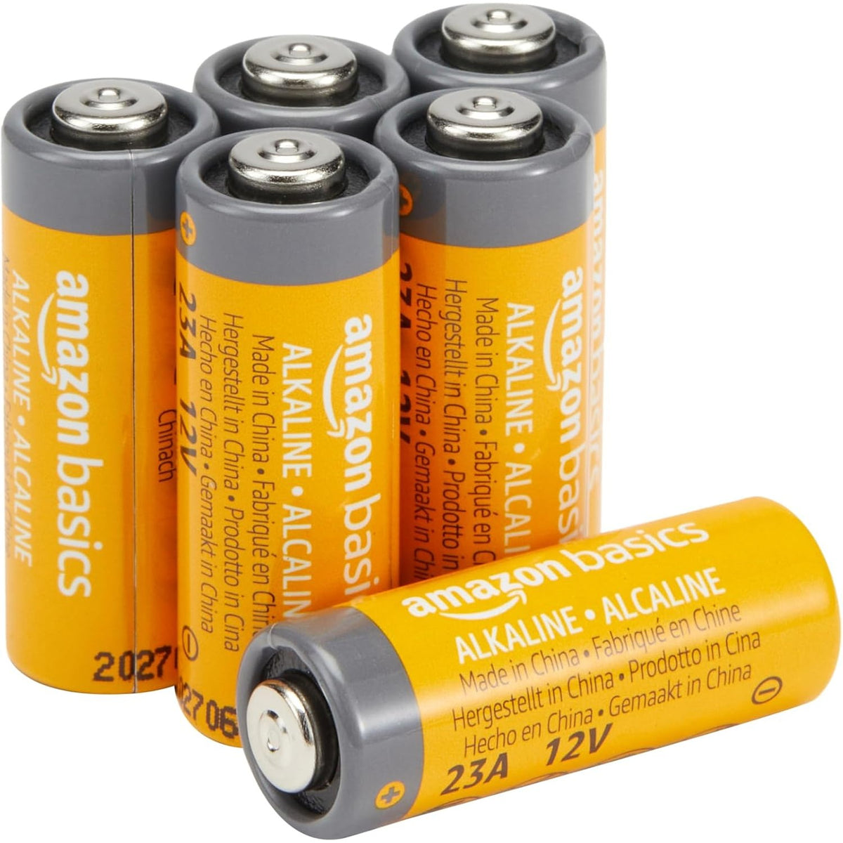 310600 - Amazon Basics Bateri alkaline, pako me 6 copë 23A, 12V, jetëgjatë
