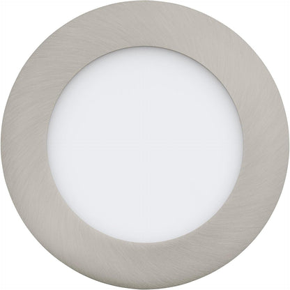222875 - EGLO LLAMBË LED connect Fueva-C, metal i derdhur, plastikë, argjend, Ø 12 cm, e zbehtë, tone dhe ngjyra të bardha të rregullueshme