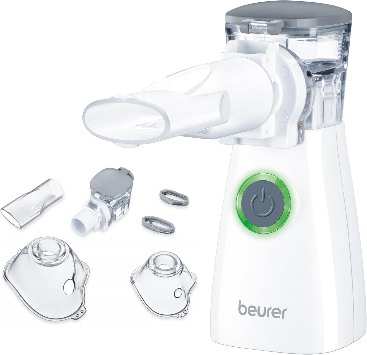 320987 - BEURER IH 57, nebulizator me membranë vibruese, inhalator portativ me bateri të rikarikueshme, për trajtimin e ftohjeve, astmës dhe sëmundjeve të tjera të frymëmarrjes