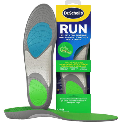 271763 - DR. SCHOLL'S RUN, Shollat e brendshme me funksion thithës goditjesh për vrapim, madhësia 40-47.5
