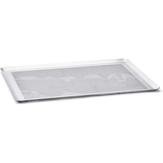 215047 - DE BUYER Tepsi alumini e shpuar - 40 x 30 cm - Argjend