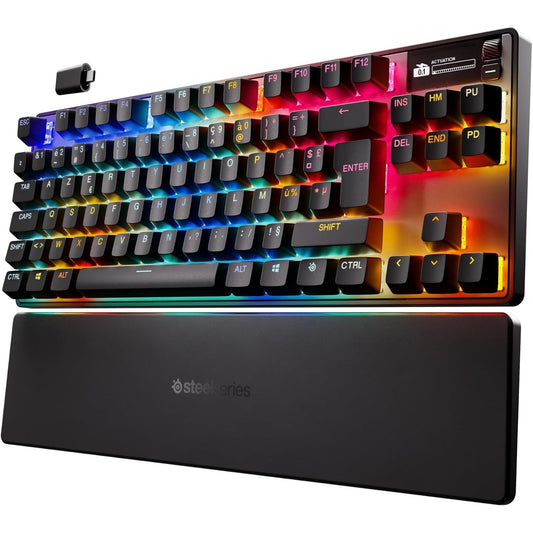 308520 - STEELSERIES Apex Pro TKL Wireless Gen 3 - Tastierë Lojërash - HyperMagnetic - Çelësa OmniPoint 3.0 - Aktivizim i Rregullueshëm - OLED - USB-C - Layout Francez AZERTY