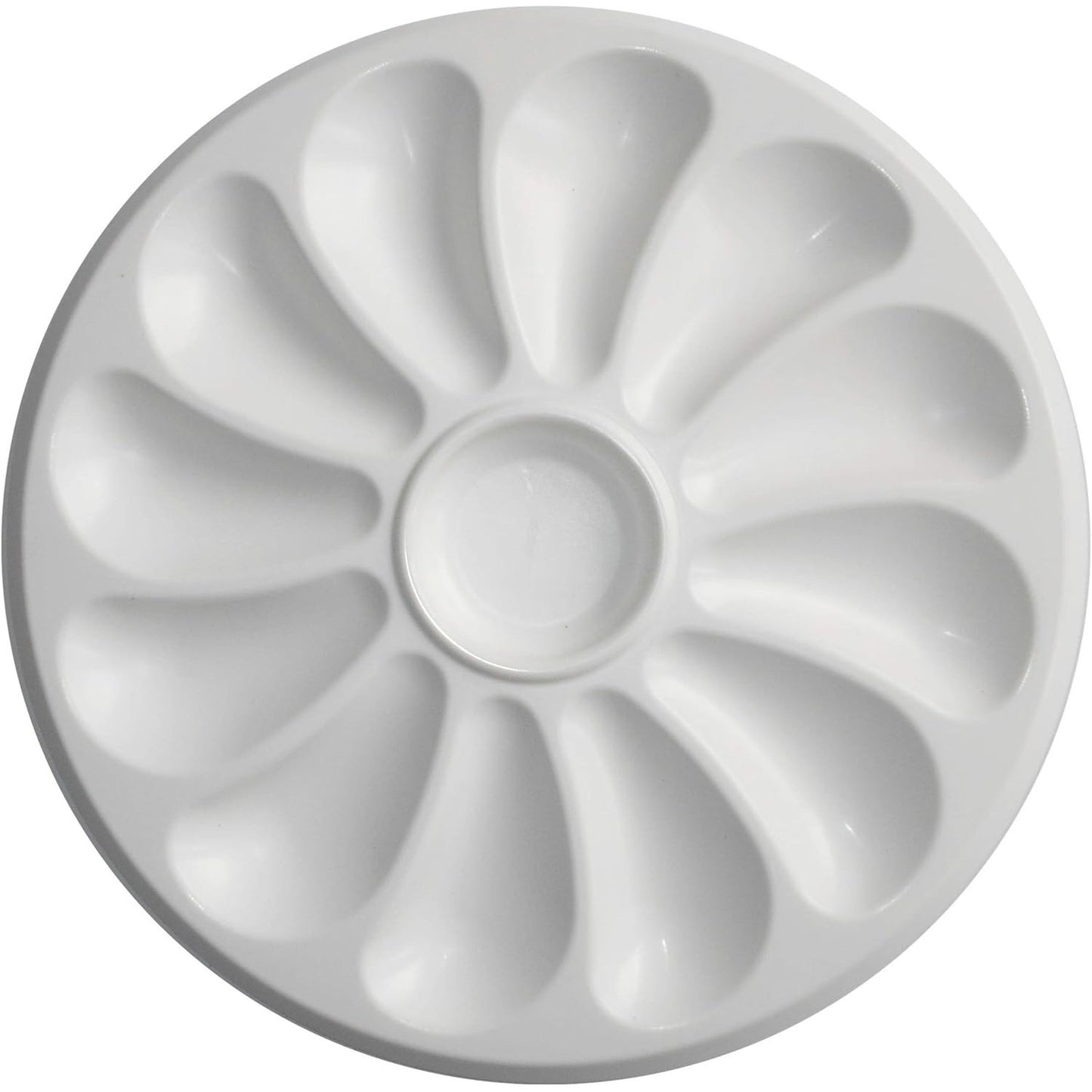 214339 - Pjata për goca deti, plastike, për 12 goca deti, diametër 31 cm, 2 copë
