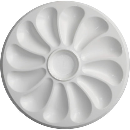 214339 - Pjata për goca deti, plastike, për 12 goca deti, diametër 31 cm, 2 copë
