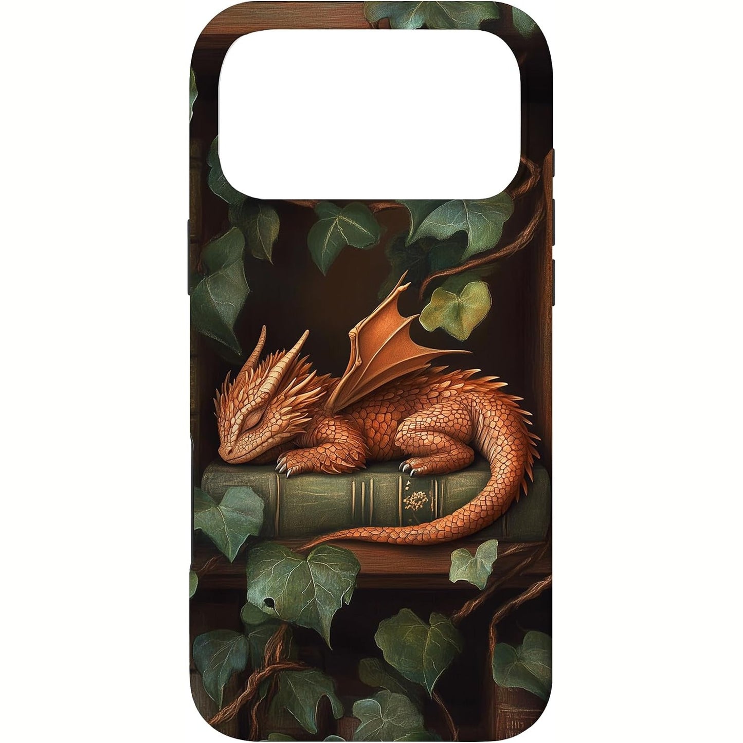 266775 - Mbështjellës për iPhone 17 Pro Max - Material: Silikon, Ngjyra: Ilustrim Dragu, Pesha: 55g