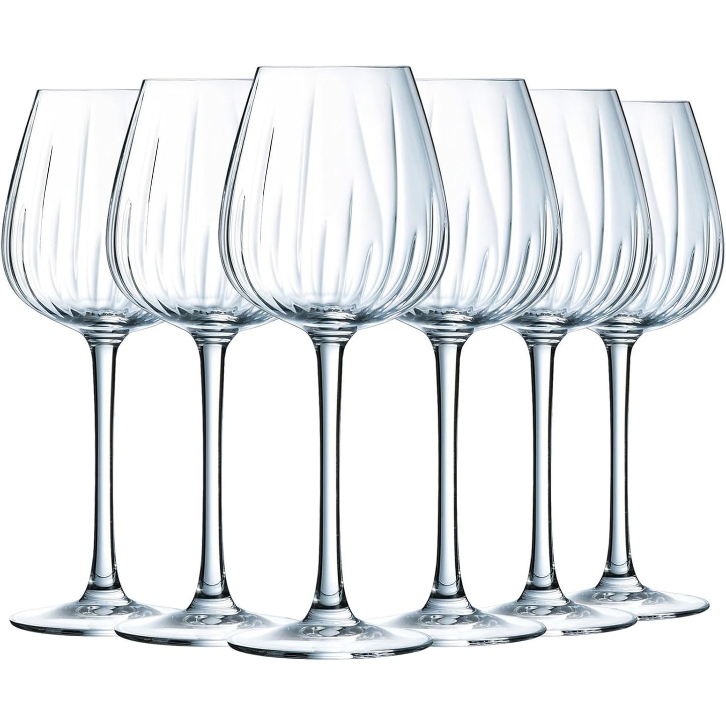 217879 - CRISTAL D'ARQUES PARIS Koleksioni Swirly - 6 Gota Vere 35cl - Prodhuar në Francë - Paketim i Fortë