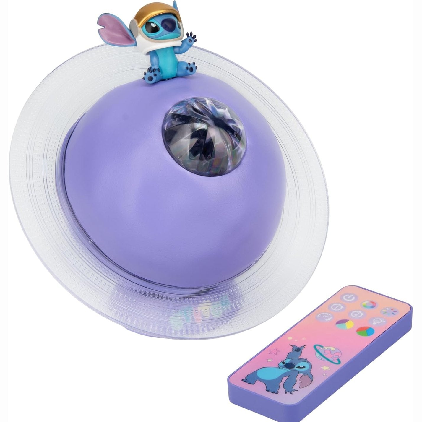 213864 - PALADONE Drita e Projektimit Lilo & Stitch Galaxy, llambë LED me ndryshim ngjyre, karikim USB dhe telekomandë