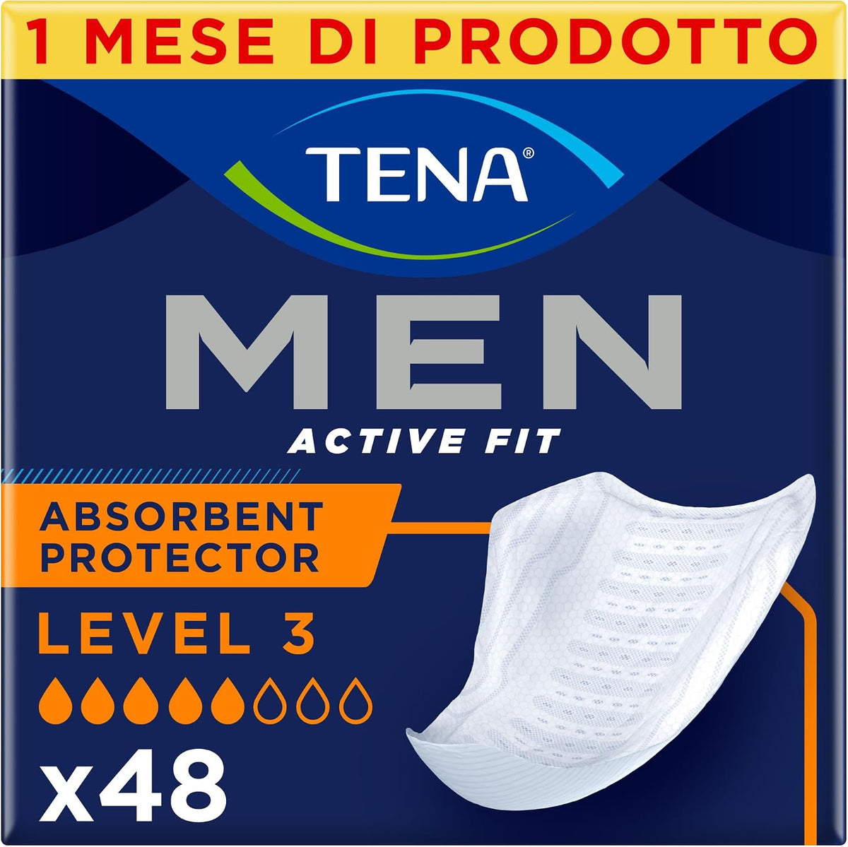 336038 - TENA MEN Peceta thithëse Level 3 për meshkuj, 48 copë
