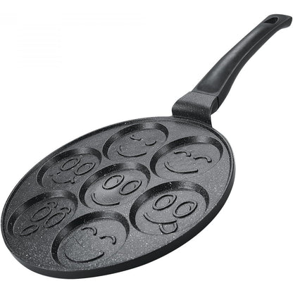 251988 - Herzberg HGCP267SML Tavë për krepa 26 cm, 7 dizajne emoji, rezistente ndaj gërvishtjeve