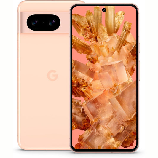 319264 - GOOGLE Pixel 8 – Telefon inteligjent Android, 128GB, Rose, kamerë Pixel, jetëgjatësi baterie 24 orë, veçori sigurie