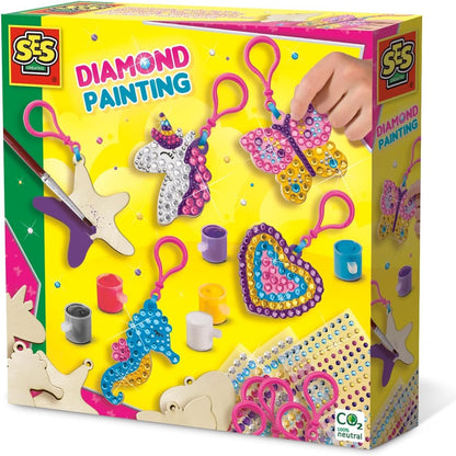 186473 - SES CREATIVE Varëse Çelësash 14702 me Mozaik Diamanti - Set Dekorimi dhe Punime Artizanale Krijuese, Ngjyra të Ndryshme