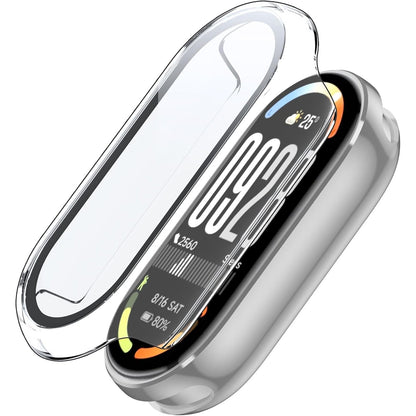 309323 - FDHYFGDY Mbulesë mbrojtëse për Xiaomi Smart Band 10, ultra e hollë, transparente.