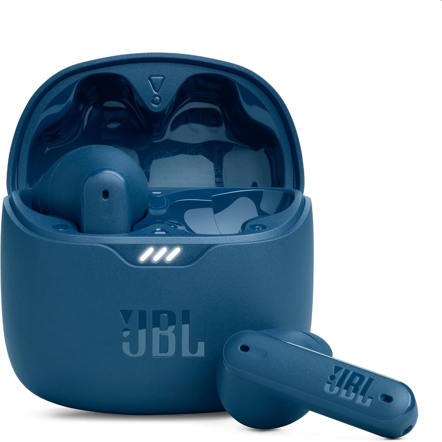 276151 - JBL Kufje Tune Flex TWS, të papërshkueshme nga uji, pa tel, anulim zhurmash, deri në 32 orë dëgjim muzike, ngjyra: Blu