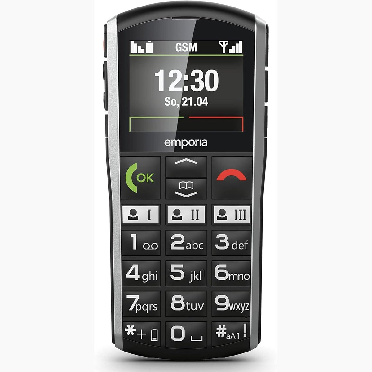 319682 - EMPORIA SIMPLICITY | Telefon celular i përshtatshëm për të moshuarit | Ekran 2 inç | I zi