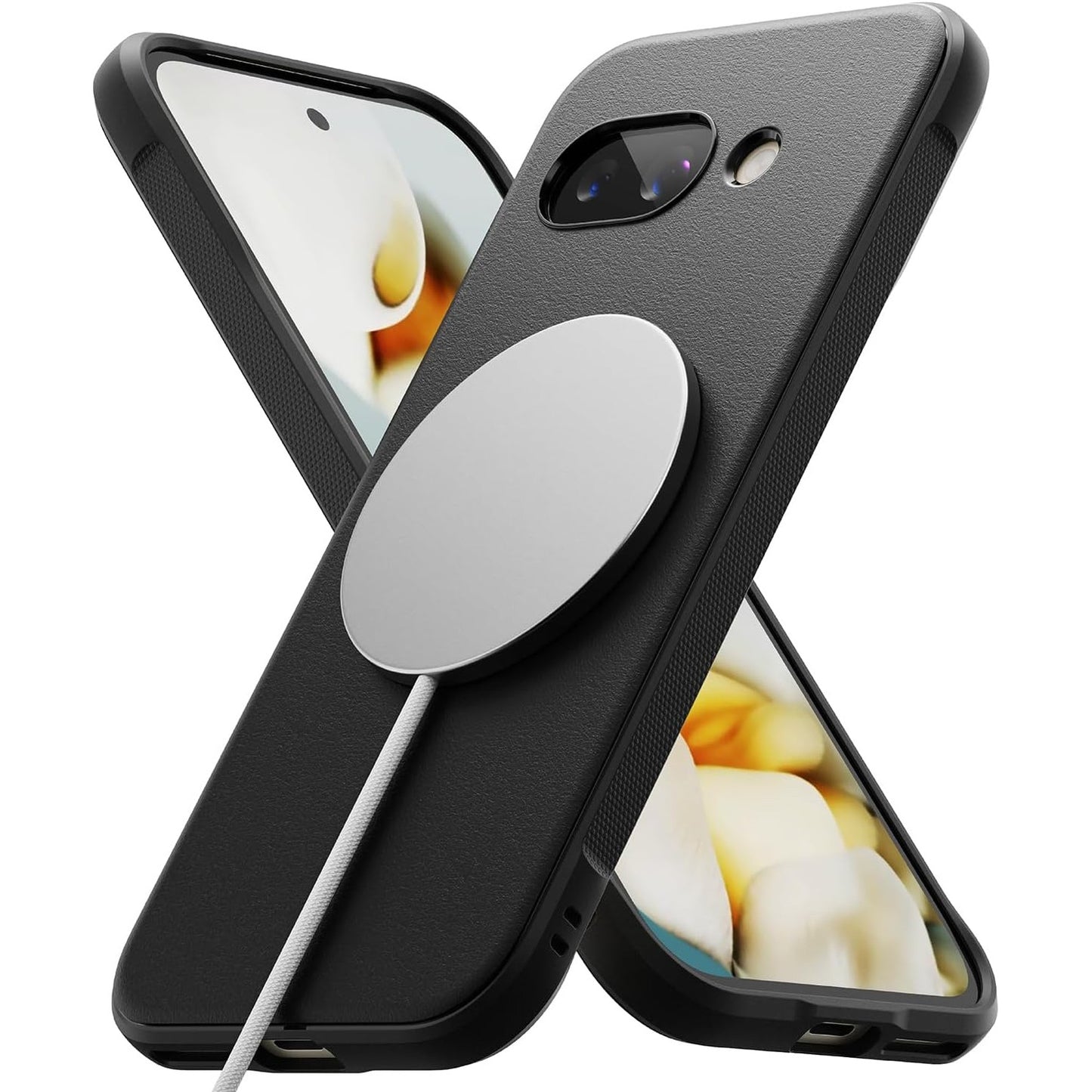 273754 - RINGKE Onyx Mbështjellëse magnetike për Google Pixel 9a, e pajtueshme me MagSafe, rezistente ndaj goditjeve, gërvishtjeve dhe prerjeve precize - E zezë