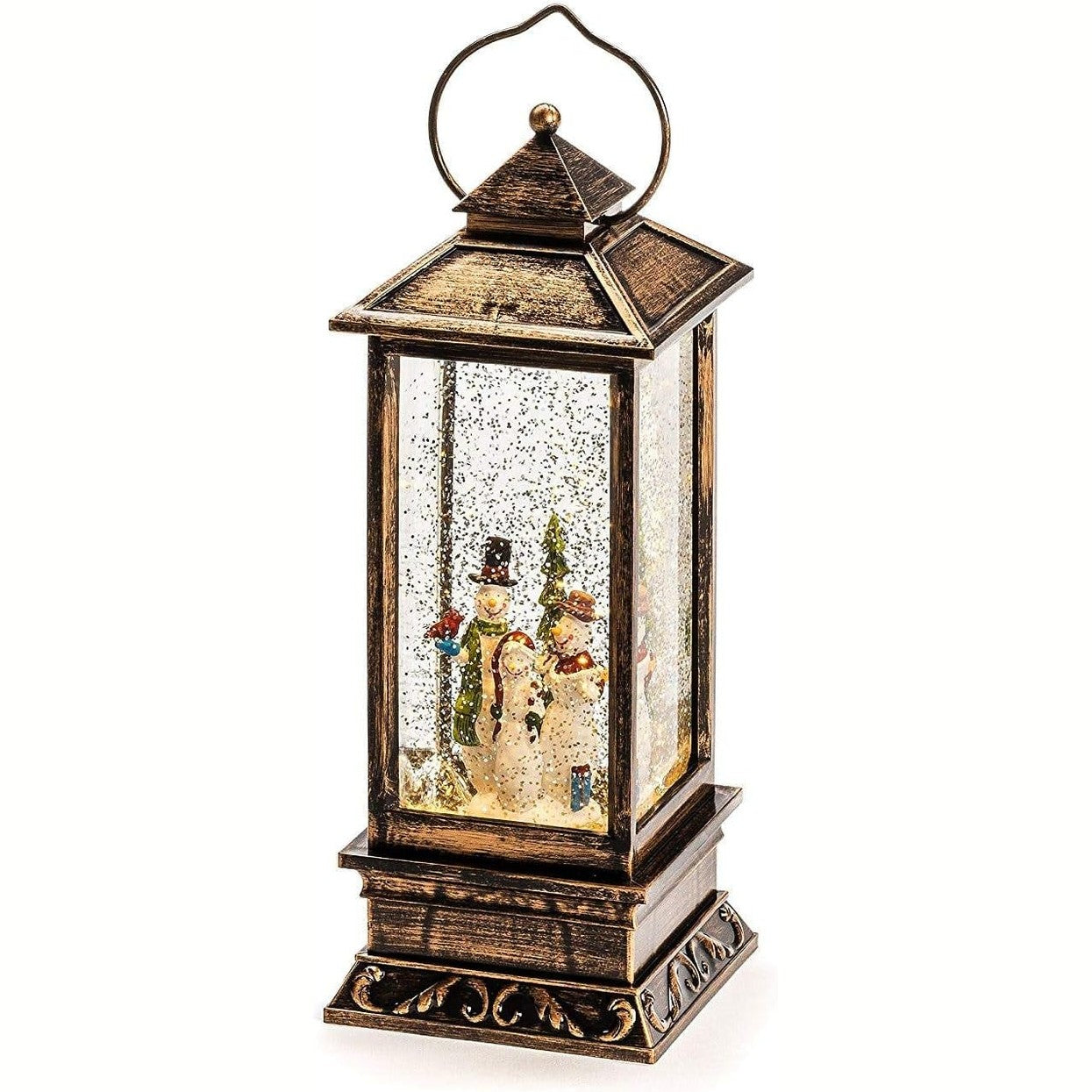 292839 - Konstsmide 2889-000 Fener LED Dëbore, 27cm, për përdorim të brendshëm, funksionon me 3xAA 1.5V (nuk përfshihen)