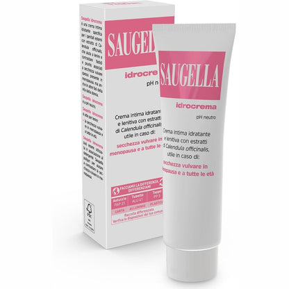 272251 - HIDROKREM SAUGELLA pH neutral, hidratues dhe qetësues, me acid hialuronik dhe ekstrakt kalendule, 30 ml