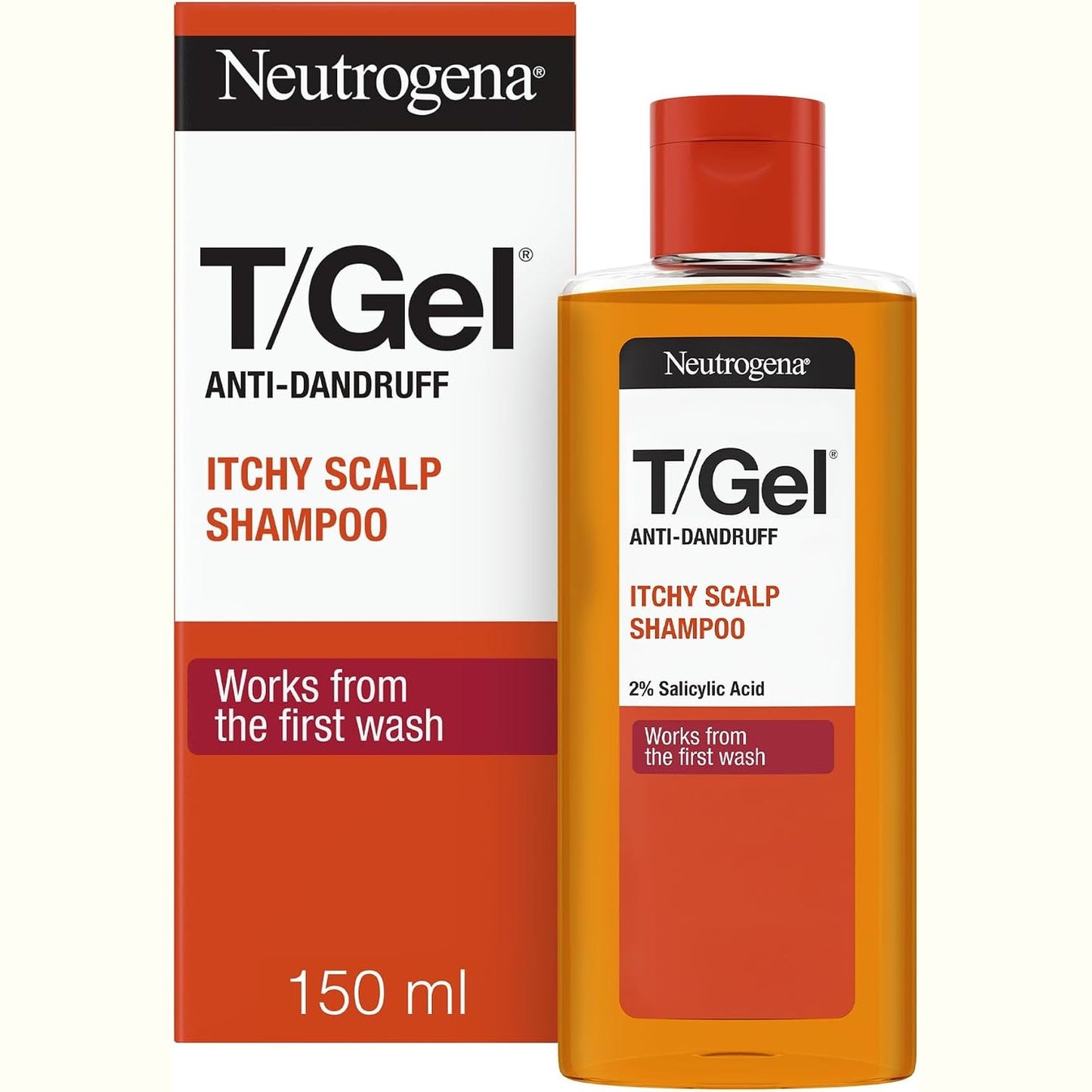 275767 - NEUTROGENA Shampo T/Gel Anti-Dandruff, 150 ml, Shampo për Burra me Acid Salicilik dhe Pirokton Olaminë, Trajtim i Butë dhe Pa Alkool