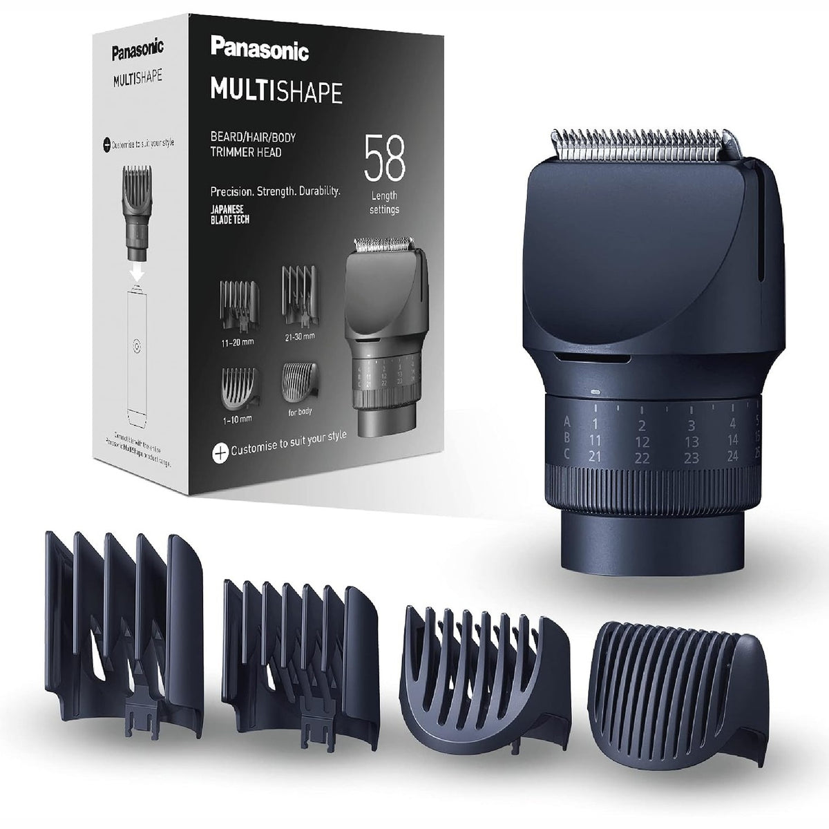 298173 - Panasonic MULTISHAPE ER-CTW1 Sistem modular për kujdesin e trupit, makinë prerëse për mjekër dhe flokë për burra