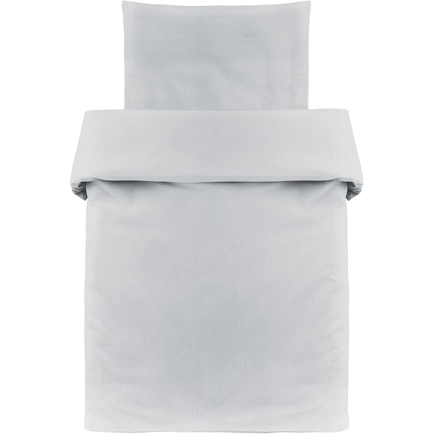 257914 - SET MBULESASH JORGANI MAKIAN 100% pambuk, 2 pjesë, 80 x 80 cm/35 x 40 cm, Gri