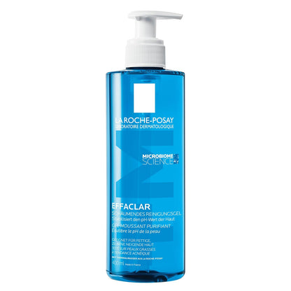317268 - La Roche-Posay Effaclar - Xhel pastrues me shkumë për lëkurë të prirur ndaj akneve dhe të yndyrshme - 400 ml - Me filobiomë dhe zink