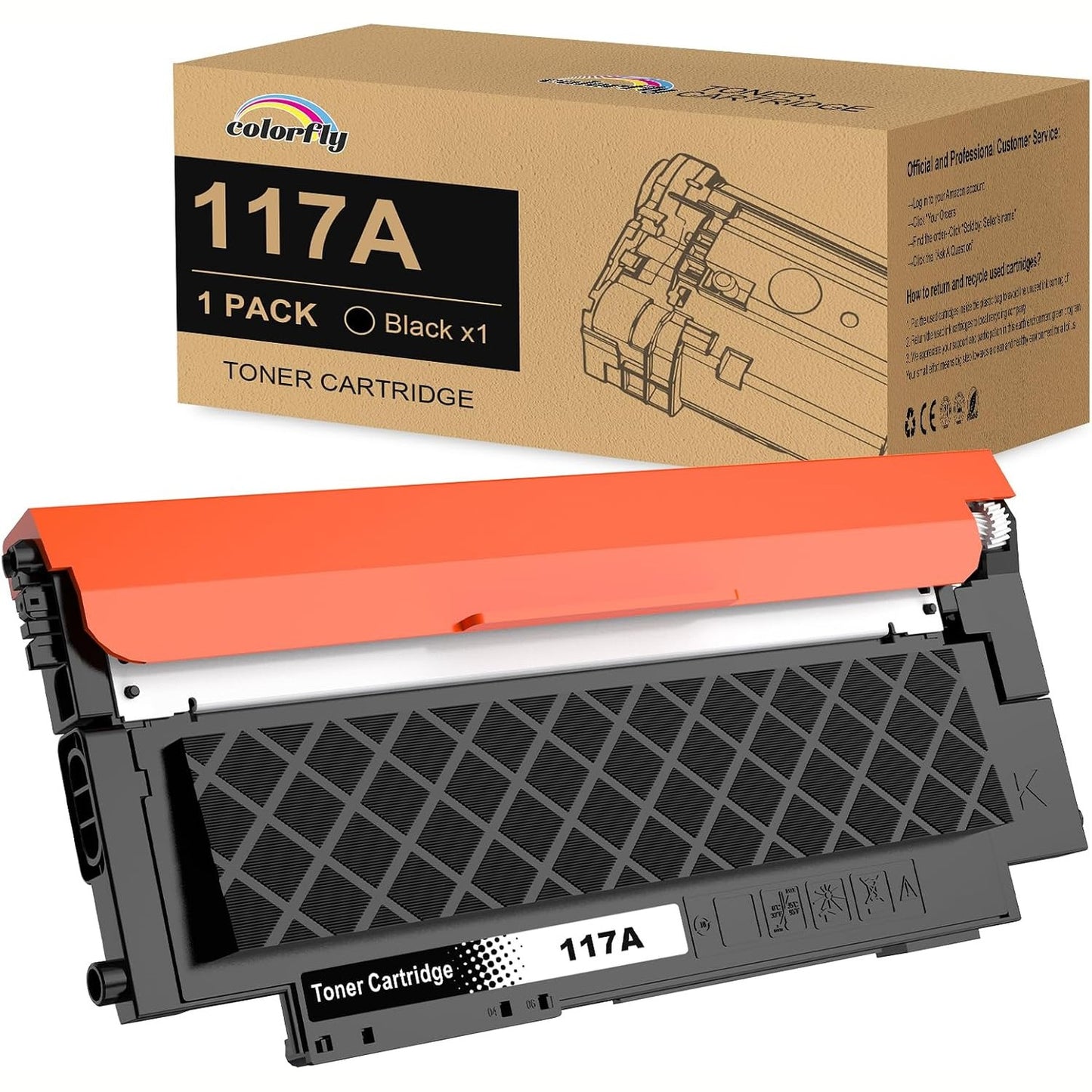 273745 - COLORFLY Toner i Zi 117A W2070A me çip për HP Color Laser MFP 179fnw, MFP 178nw dhe 150nw