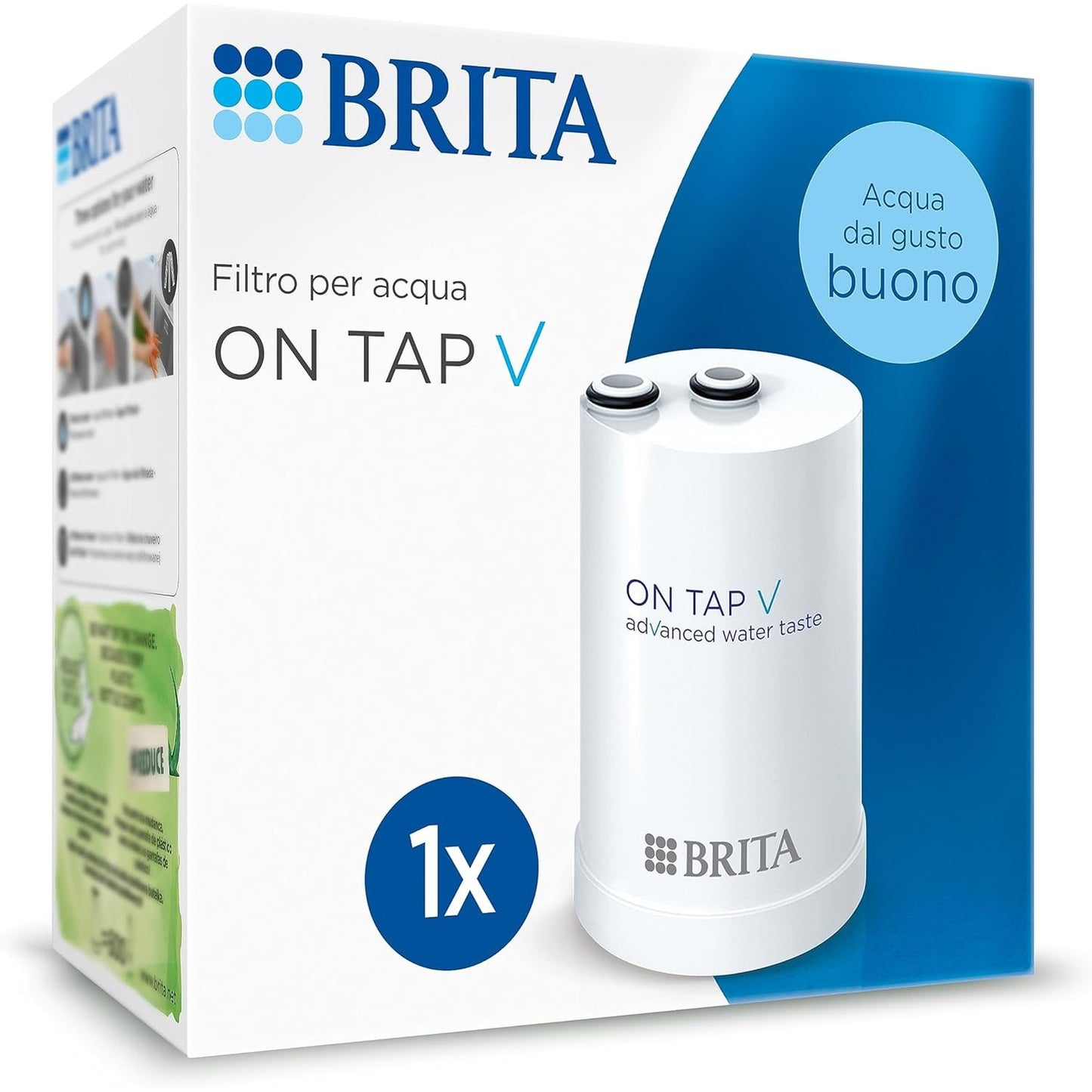 215234 - BRITA Pako me 1 filtër uji ON TAP V (= 4 muaj filtrim) për ujë të filtruar