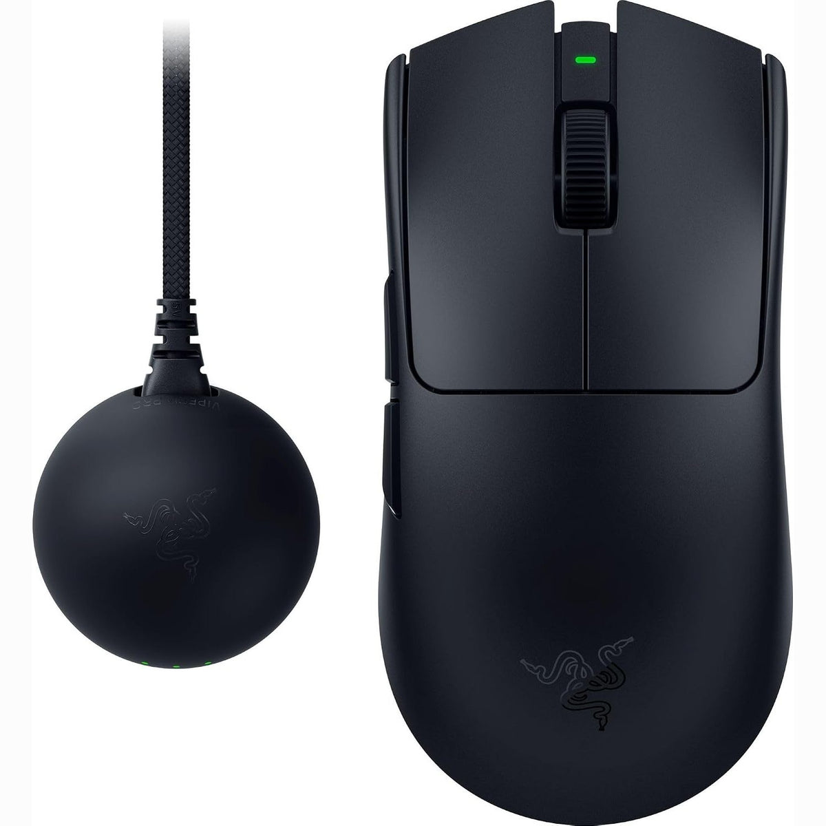 308553 - RAZER Viper V4 Pro - Maus pa tel simetrik për lojëra esports - Ultra i lehtë 49g - HyperSpeed Gen-2 deri në 8 kHz Sondazh - Sensor Focus Pro 50K - E zezë