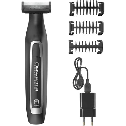 271442 - ROWENTA Briskë elektrike TN6000 Forever Sharp, Rruajtje, Shkurtim dhe Prerje, Tehe çeliku inox, 6 krehëra, Jetëgjatësi baterie 120 minuta, 100% rezistente ndaj ujit, Dizajn ergonomik