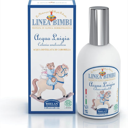 317769 - HELAN Linea Bimbi Bio - Parfum me aromë agrume për fëmijë dhe bebe, Eau de Cologne Parfum për fëmijë për vajza dhe bebe në sprej, Sprej aromatik për trupin me efekt qetësues dhe kamomil, Prodhuar në Itali, 100 ml
