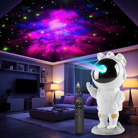 167959 - MOLEKSDAL Projektor LED për Qiellin me Yje dhe Planetarium, me Telekomandë dhe Kohëmatës, Lampë Projektuese në Tavanë, për Dhomën e Fëmijëve dhe të Rriturit, Një Dhuratë Perfekte