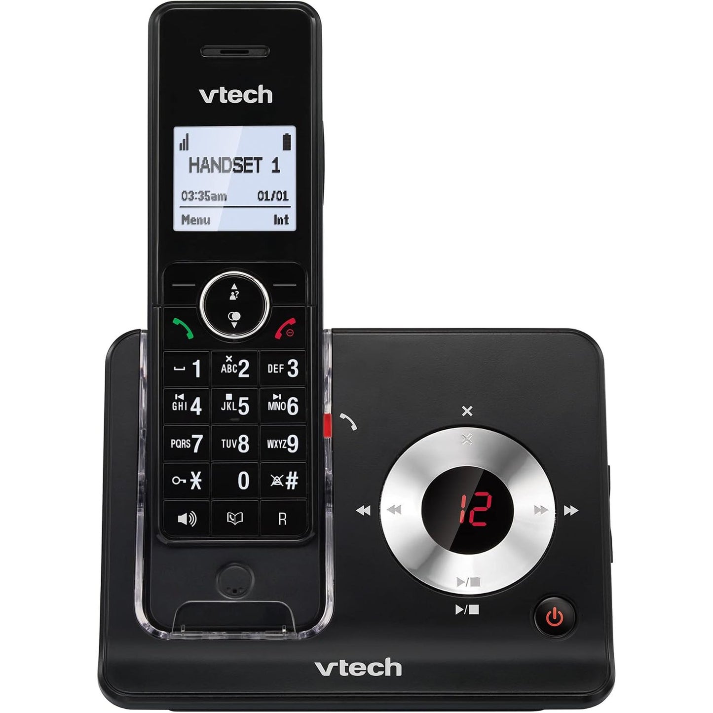 268213 - VTech Telefon pa tel MS3050 DECT me sekretari telefonike, bllokim telefonuesish, identifikim telefonuesi/pritje telefonate, funksion pa duar, përforcues volumin, ekran me ndriçim nga prapa