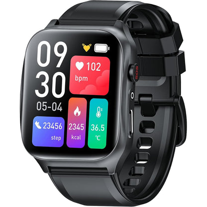 276116 - FUNKER SW10 Easy Care 4G, Orë dore për të moshuarit me telekomandë, Gjurmues GPS, Zbulim rënieje, Buton ndihme SOS, Veçori sigurie dhe konfigurim në distancë, e zezë, 5.2 x 3.9 x 1.5 cm, Moderne