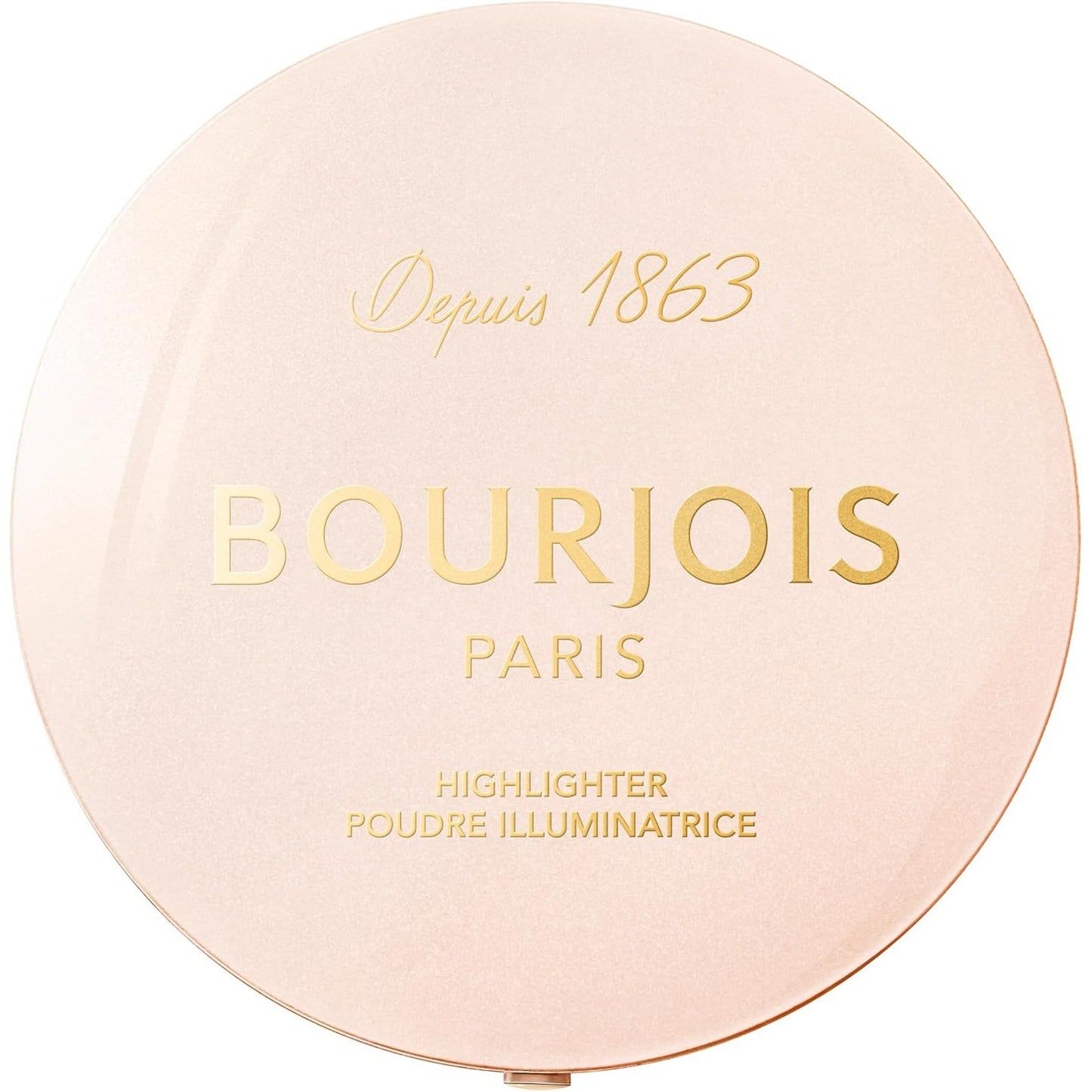 275589 - BOURJOIS Ndriçues Maxi Round Pot, 003 Champagne, ngjyrë universale, formulë vegane