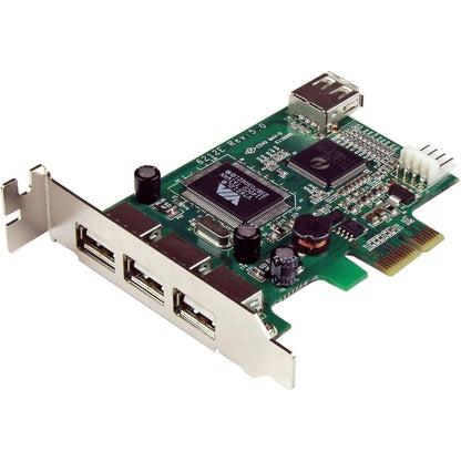 273183 - StarTech Kartë adaptuese USB me shpejtësi të lartë dhe profil të ulët me 4 porta PCI Express