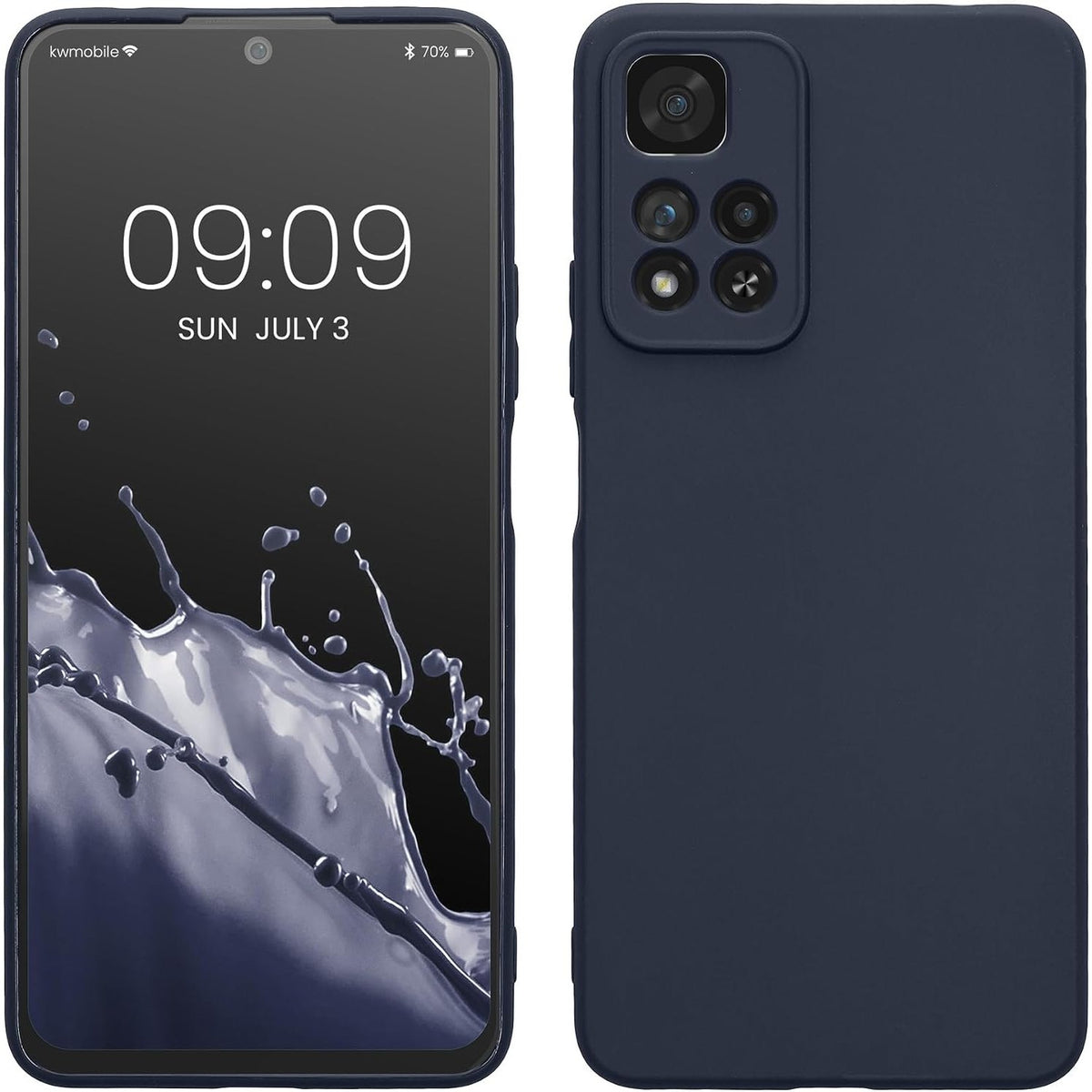 296420 - MBROJTËSE SILIKONI për Xiaomi Redmi Note 11 Pro+ 5G / Note 11 Pro Plus 5G, Deep Ocean
