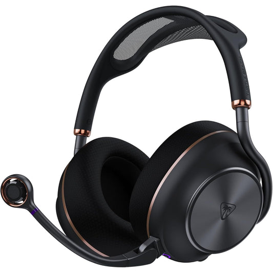 267530 - TURTLE BEACH Kufje pa tel Stealth Pro II të zeza për PC, PS5 dhe PS4, audio pa tel të çertifikuar me rezolucion të lartë, tingull hapësinor Dolby Atmos, izolim aktiv të zhurmës, CrossPlay 2.00