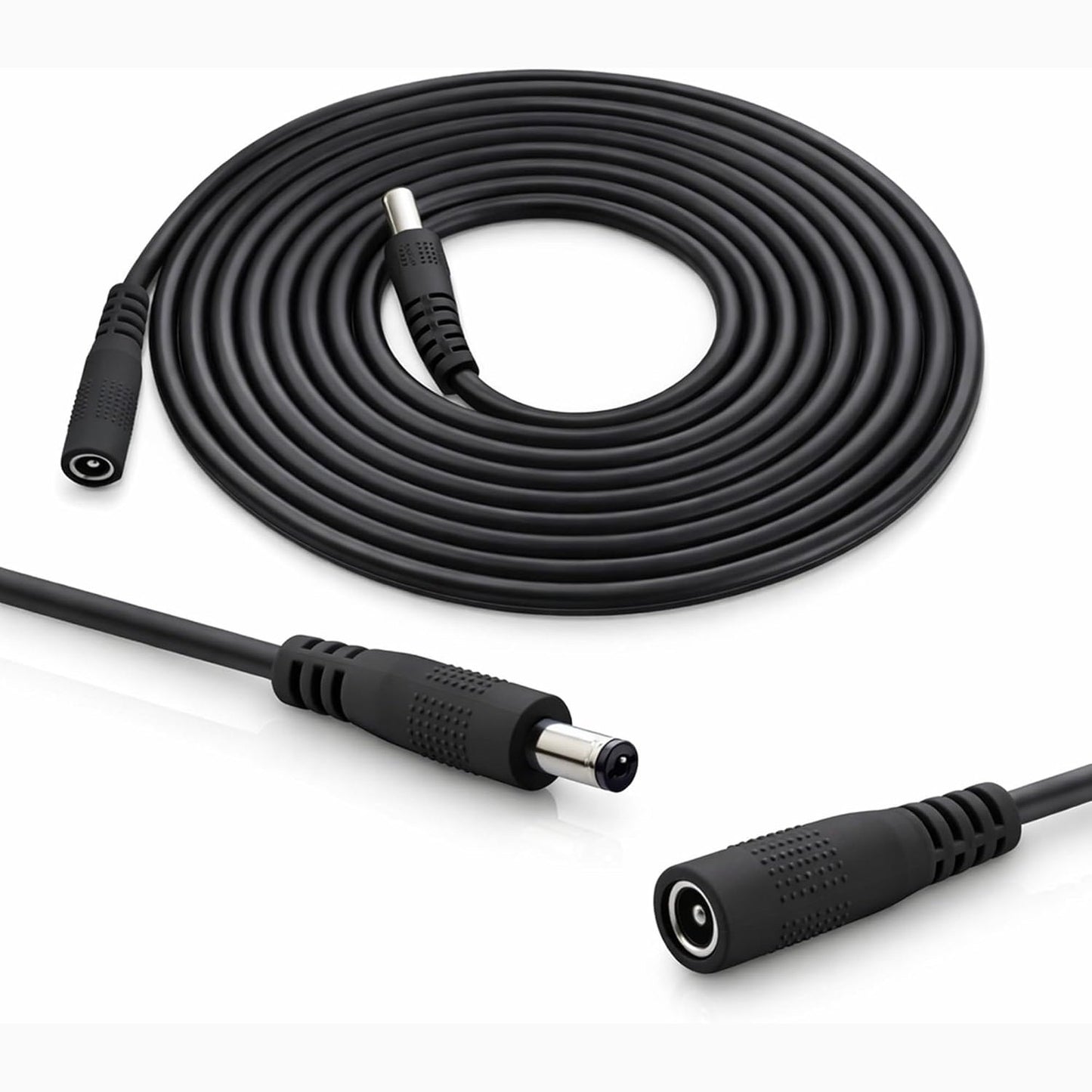 269298 - Kabllo Zgjatues DC në Linjë, 5.5 x 2.5 mm, e Zezë, 2 m