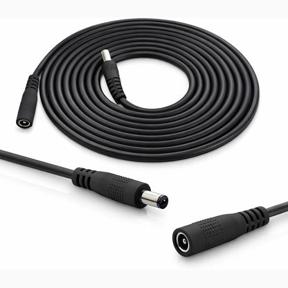 269298 - Kabllo Zgjatues DC në Linjë, 5.5 x 2.5 mm, e Zezë, 2 m