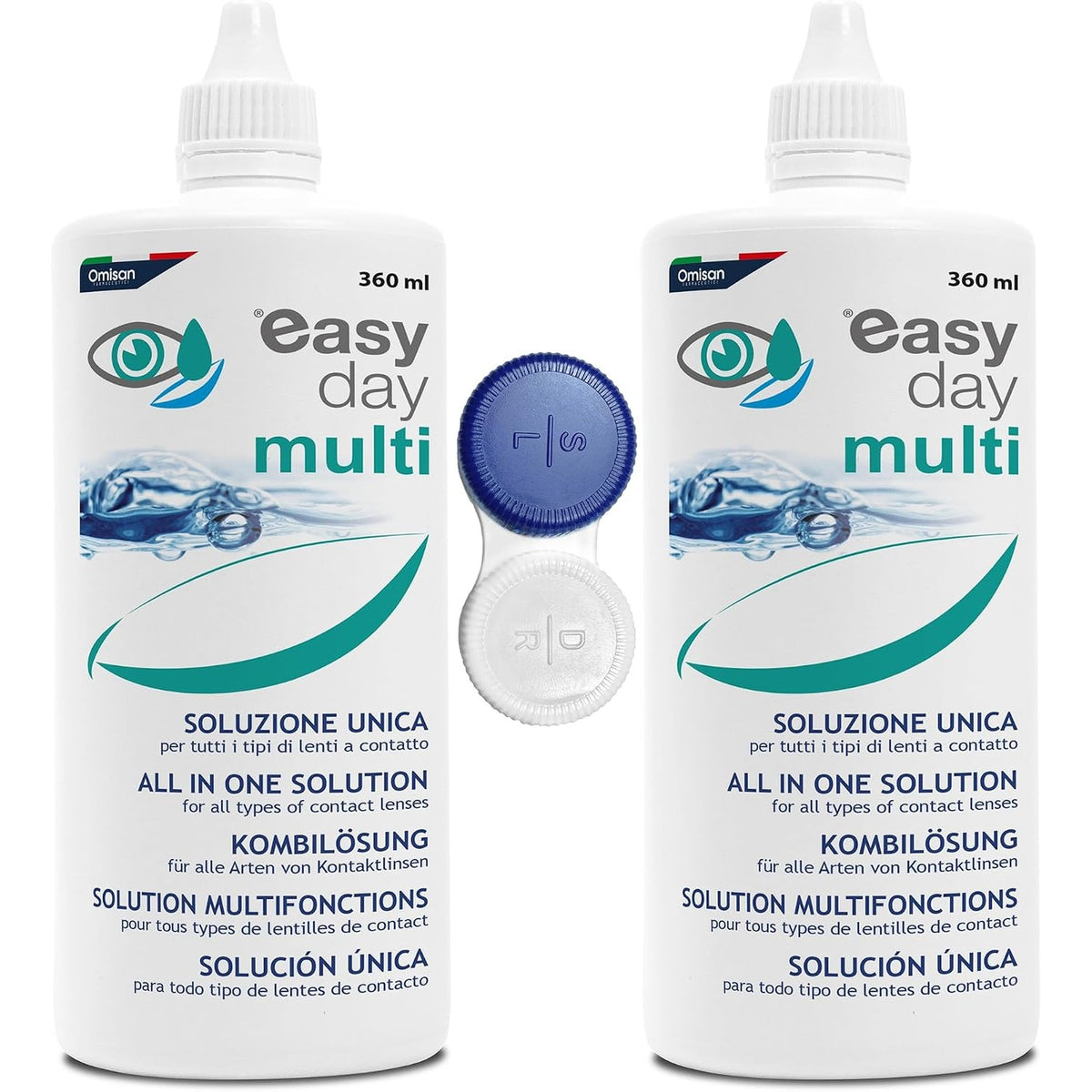 336956 - EASY DAY Tretësirë Shumëfunksionale për Lentet e Kontaktit - Duopack 2 x 360 ml