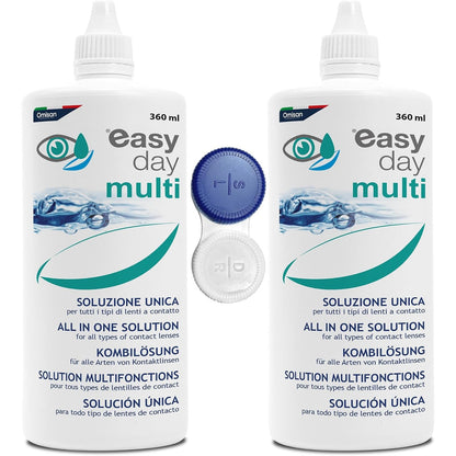 336956 - EASY DAY Tretësirë Shumëfunksionale për Lentet e Kontaktit - Duopack 2 x 360 ml
