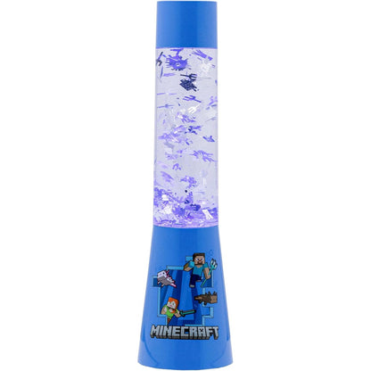 255975 - PALADONE PP10069MCF Llambë Lave Minecraft, 33 cm, Plastike, Llambë Tavoline Shumëfishe