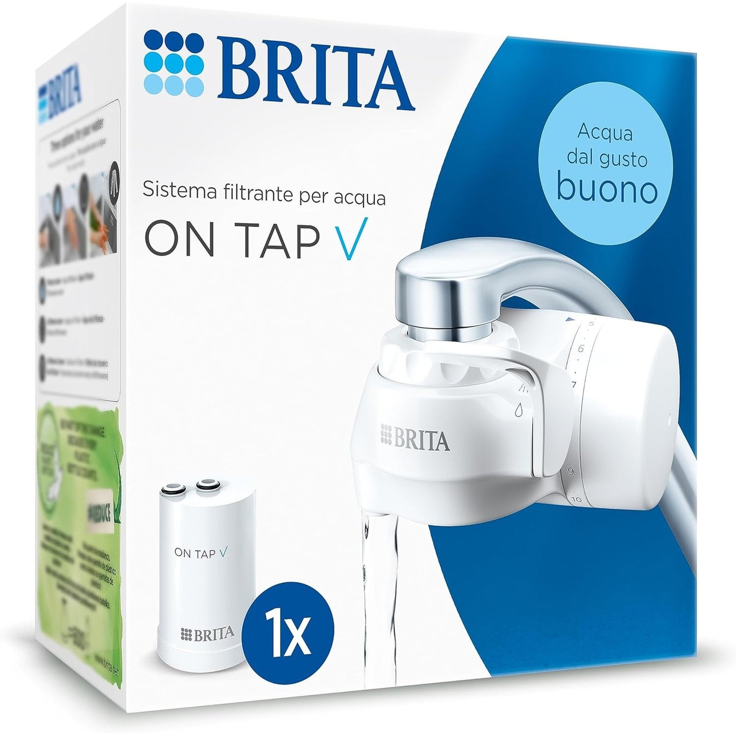 199666 - SISTEMI I FILTRIMIT TË RUBINETIT BRITA ON TAP V - përfshin 1 filtër uji