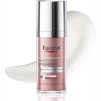 336120 - EUCERIN Serum Anti-Pigment Dual 30 ml, Serum i koncentruar kundër njollave për fytyrën, Formulë me acid hialuronik dhe tiamidol, për të gjitha llojet e lëkurës.