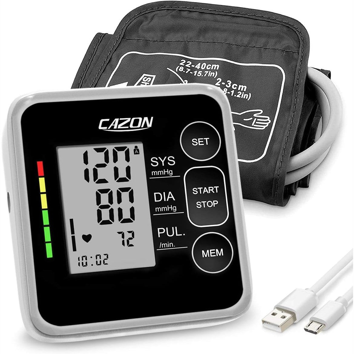 290059 - Monitorues tensioni gjaku automatik dixhital, për krah 22-42 cm, 2 x 120 sete memorie, për përdorim në shtëpi